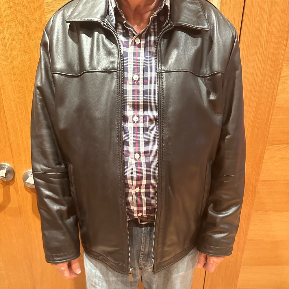 Perry Ellis Leather Jacket